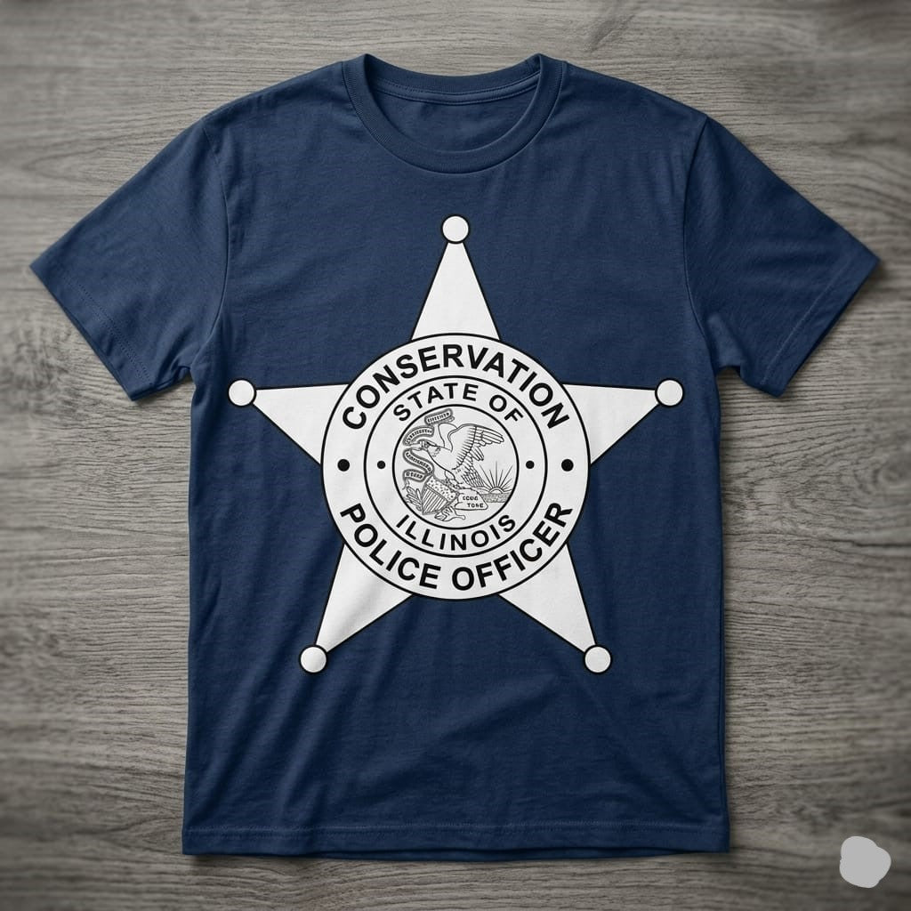 Illinois Conservation Police Officer Badge SVG

5 Point Star Law Enforcement Vector

State of Illinois Seal Engraving File

Conservation Police Star Sign CNC File

Police Officer Badge Vector for Lasers