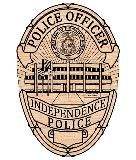 Independence Police Officer Badge Missouri SVG Law Enforcement Vector