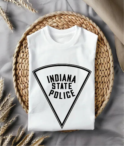 Indiana State Police Department Patch SVG Law Enforcement Vector