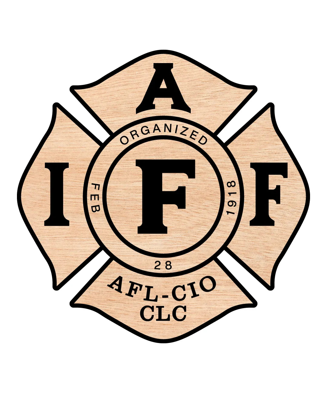 International Association of Fire Fighters Logo SVG IAFF Firefighter Vector