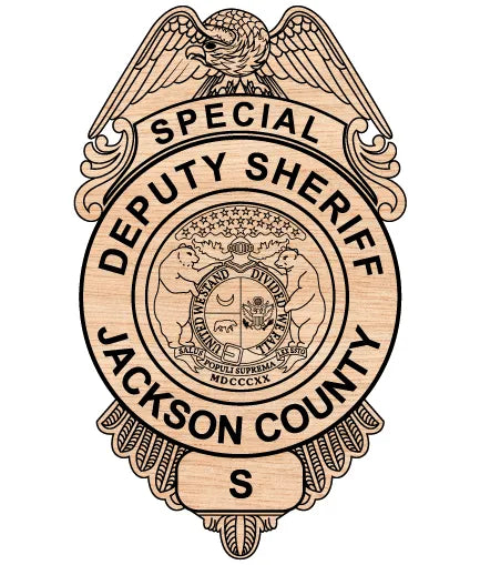 Jackson County Special Deputy Sheriff Badge Missouri SVG Sheriff Vector
