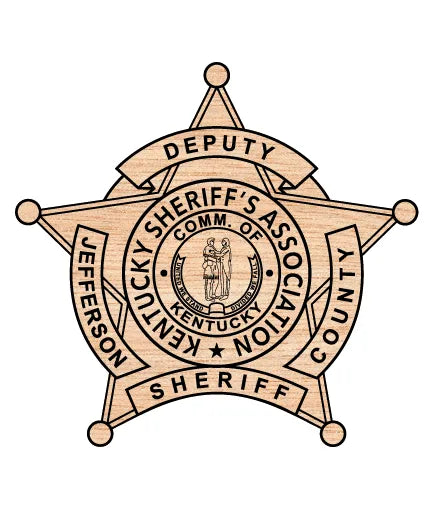 Jefferson County Deputy Sheriff's Association Badge SVG Kentucky Law Enforcement Vector