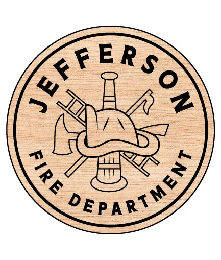 Jefferson Fire Department Patch Georgia SVG Firefighter Vector