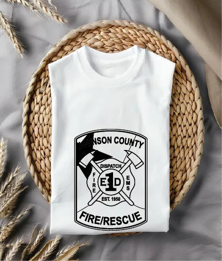 Johnson County Emergency Services District No. 1 Patch SVG Fire Rescue Vector