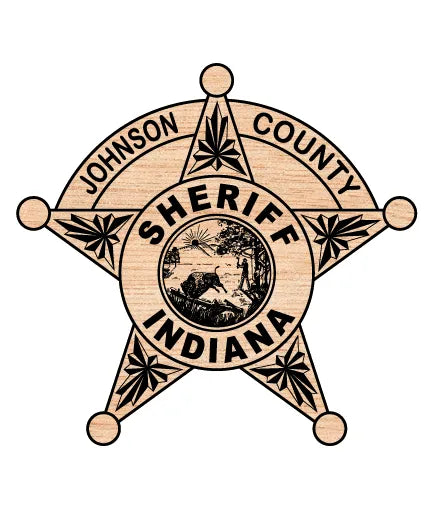 Johnson County Sheriff's Office Badge SVG Indiana Law Enforcement Vector