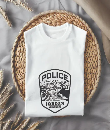Jordan Police Department Patch Minnesota SVG Minnesota Law Enforcement Vector