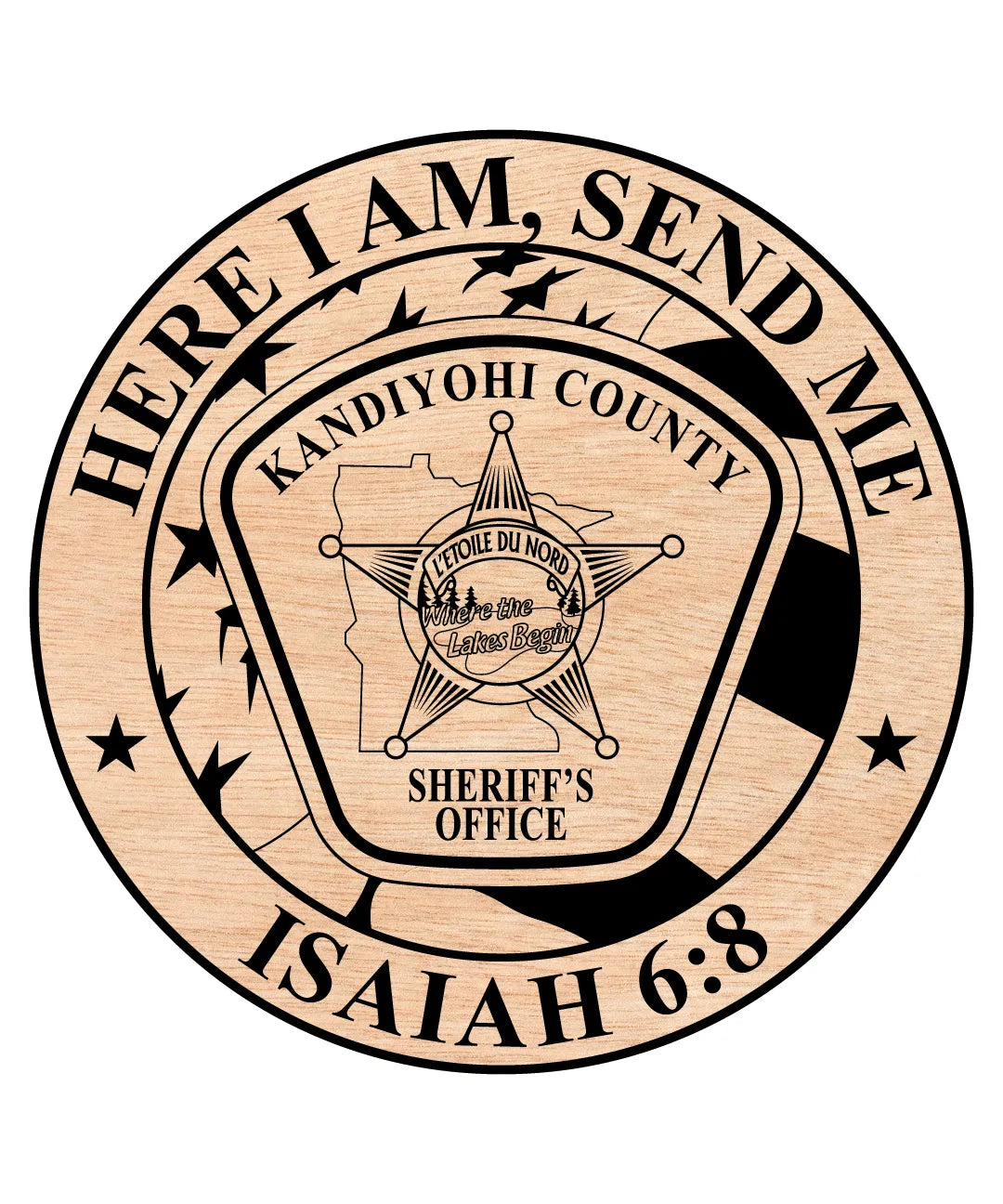 Kandiyohi County Sheriff Office Patch SVG Minnesota Law Enforcement Vector