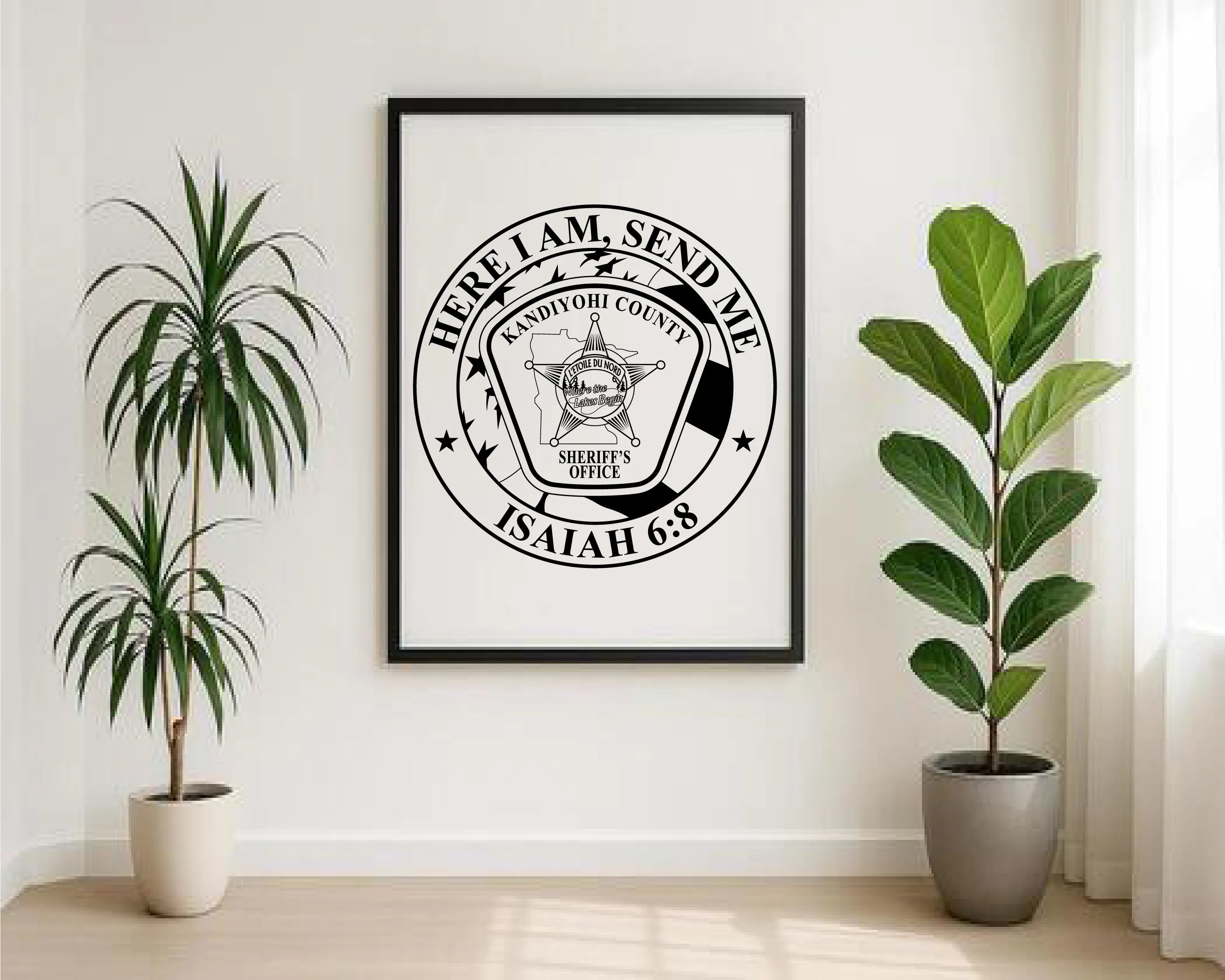 Kandiyohi County Sheriff Office Patch SVG Minnesota Law Enforcement Vector