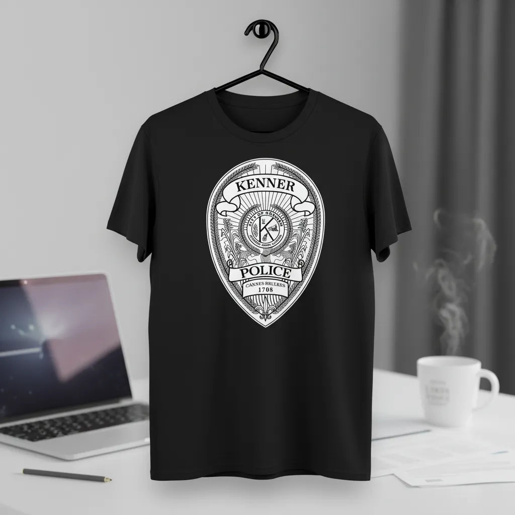 Kenner Police Badge SVG

Louisiana Law Enforcement Vector Design

City of Kenner Seal Engraving File

Kenner LA Police Sign CNC File

Oval Police Badge Vector for Laser Cutting