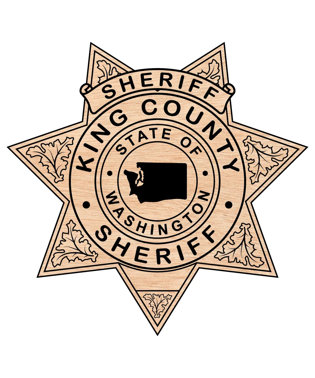 King County Sheriff Office Badge SVG Washington Law Enforcement Vector