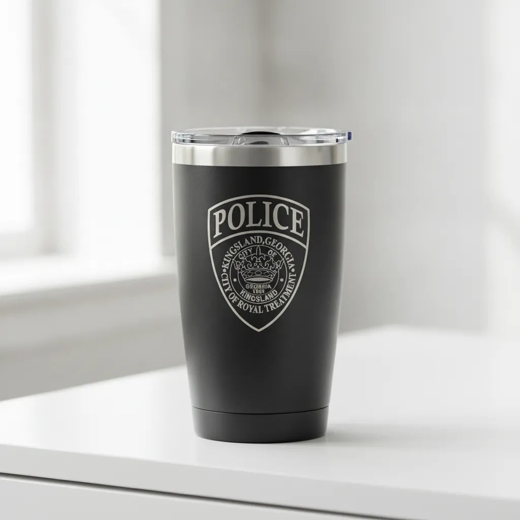 Kingsland GA Police Department Patch SVG

Georgia Law Enforcement Shield Vector

Royal Crown Police Seal Engraving File

Kingsland Police Patch Sign CNC File

City of Royal Treatment Vector for Lasers