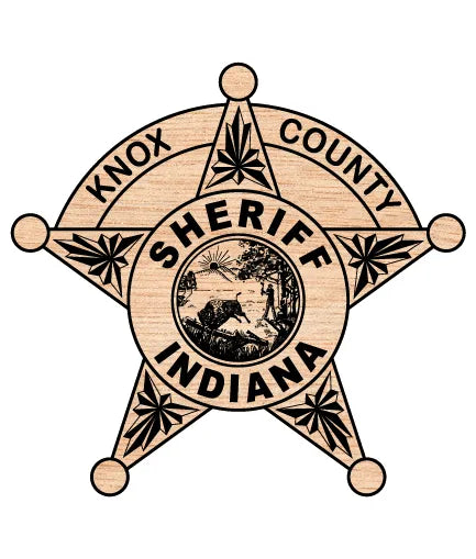 Knox County Sheriff's Office Badge SVG Indiana Law Enforcement Vector