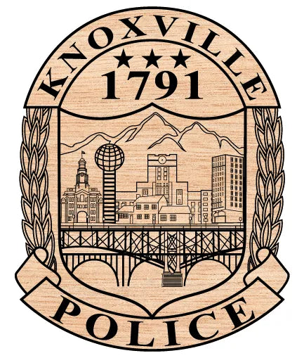 Knoxville Police Department Badge Tennessee SVG Law Enforcement Vector
