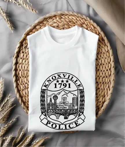 Knoxville Police Department Badge Tennessee SVG Law Enforcement Vector