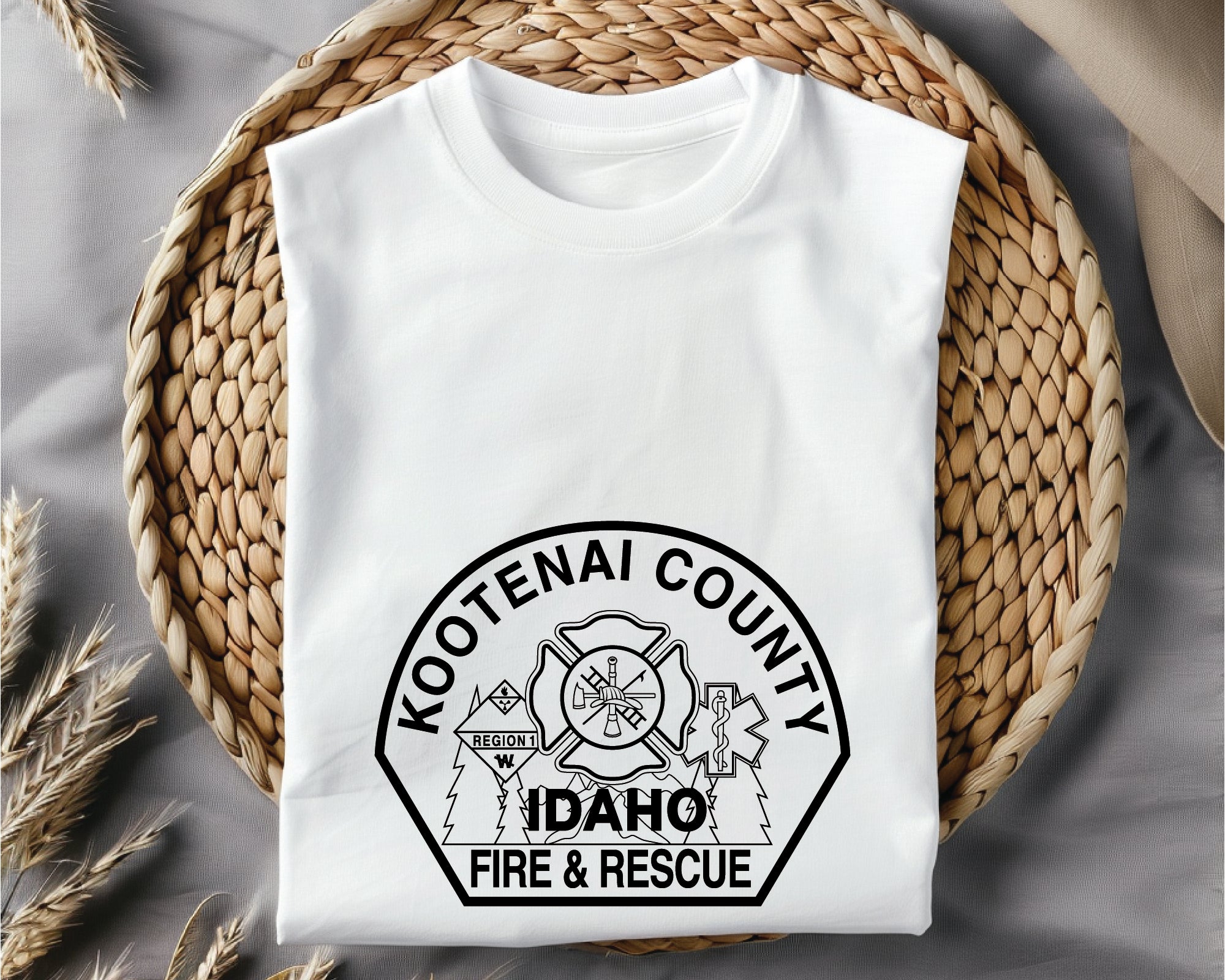 Kootenai County Fire & Rescue Badge SVG
Kootenai County Fire Badge Vector
Fire & Rescue Badge Design SVG
Law Enforcement Fire Department Badge
Kootenai County Fire Department Emblem