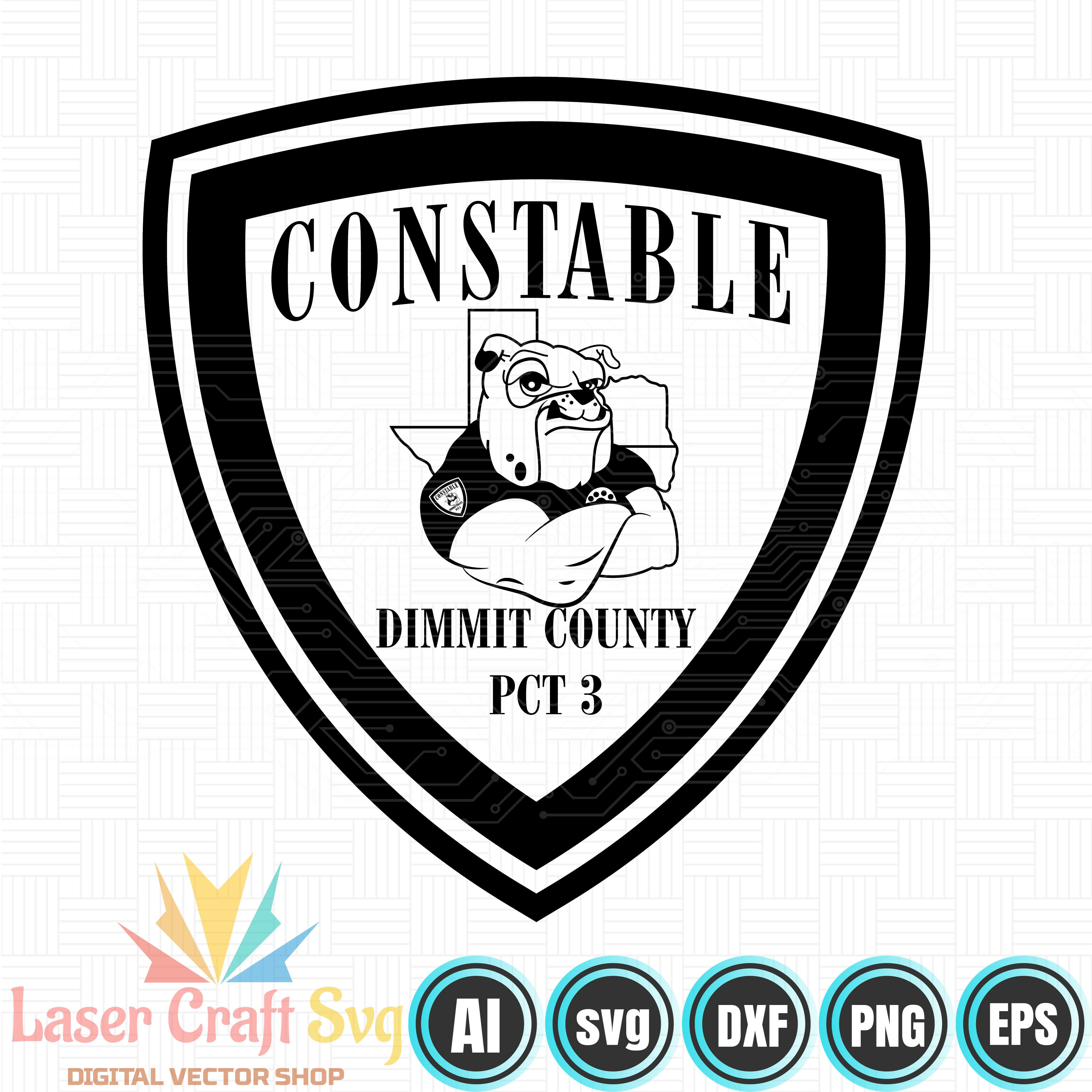 Dimmit County Constable Patch-01d-01