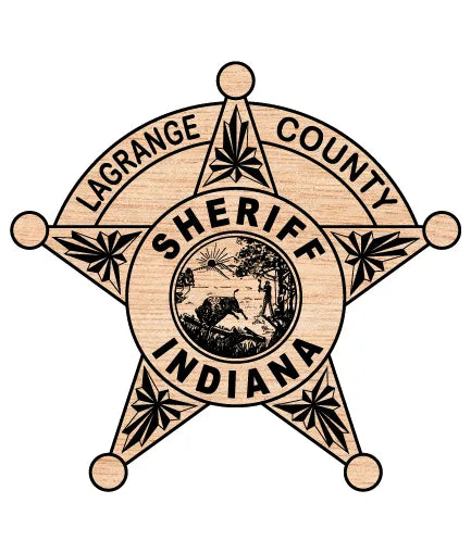 Lagrange County Sheriff's Office Badge SVG Indiana Law Enforcement Vector