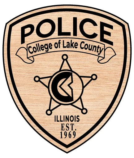Lake County College Police Department Patch Illinois SVG Police Vector