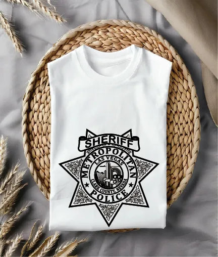 Las Vegas Metropolitan Police Sheriff Badge Nevada SVG Law Enforcement Vector