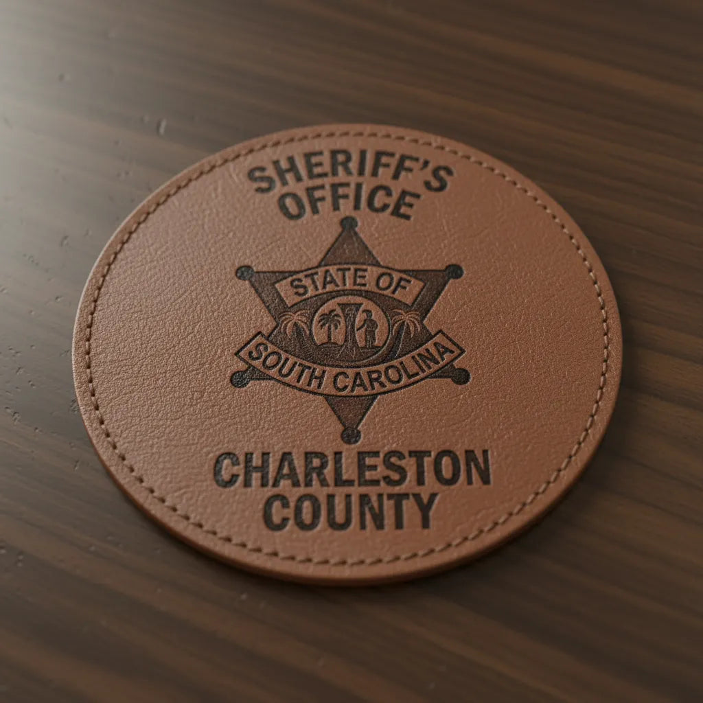 Charleston County Sheriff Patch SVG

South Carolina Law Enforcement Vector Design

Sheriff 6-Point Star Patch Engraving File

Charleston County SC Sign CNC File

SC State Seal Palmetto Tree Vector