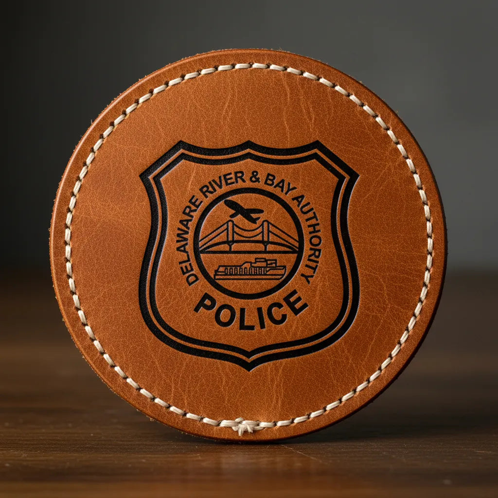Delaware River and Bay Authority Police Badge SVG

Law Enforcement Shield Vector Design

Bridge and Ferry Police Badge Engraving File

DRBA Police Sign CNC File

Transportation Authority Seal Vector for Laser Cutting