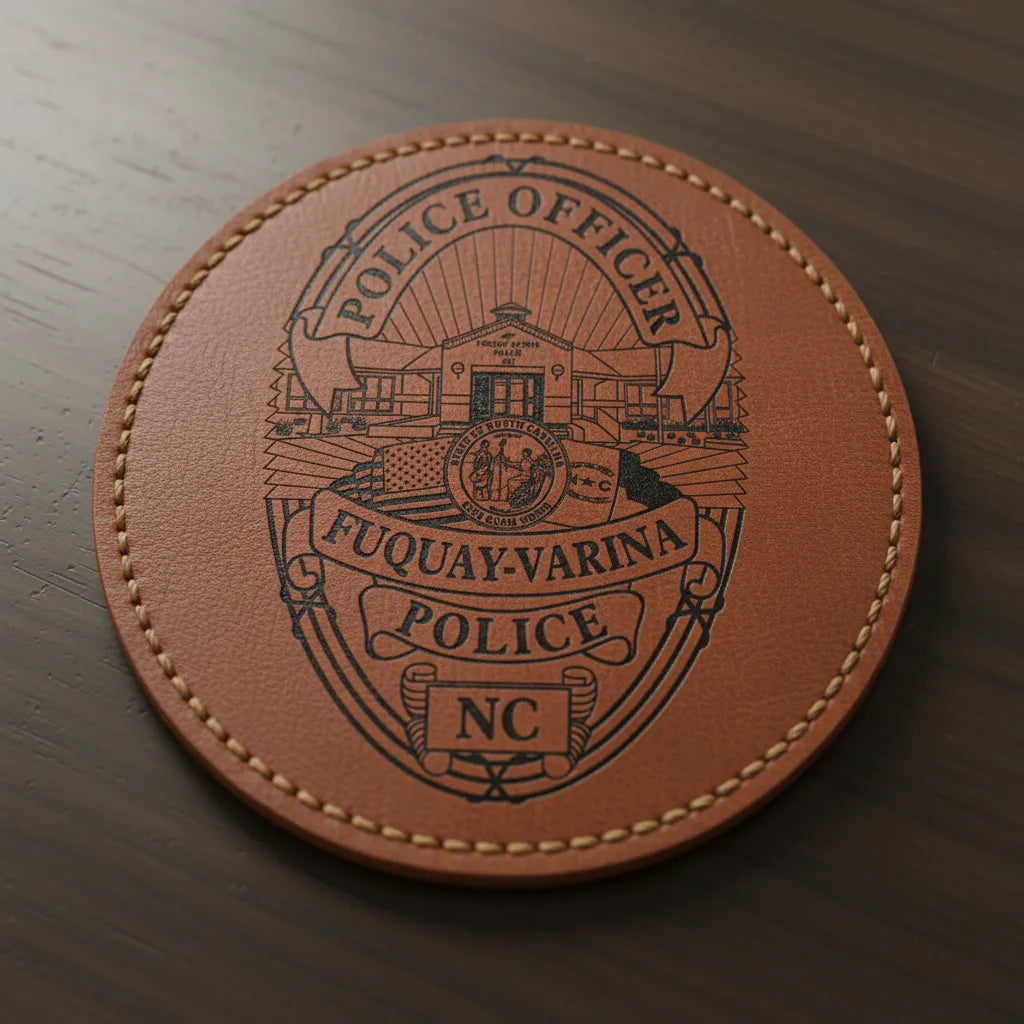 Fuquay-Varina Police Department Badge SVG

North Carolina Law Enforcement Vector Design

Police Badge Seal Engraving File

Fuquay-Varina NC Police Sign CNC File

Law Enforcement Badge Vector for Lasers