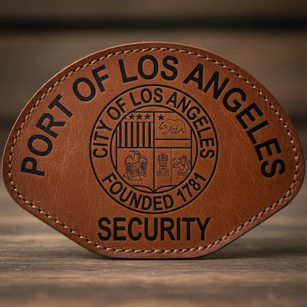Port of Los Angeles Security Patch SVG

California Port Authority Vector Design

City of Los Angeles Seal Engraving File

Port Security Sign CNC File

Security Officer Patch Vector for Laser Cutting
