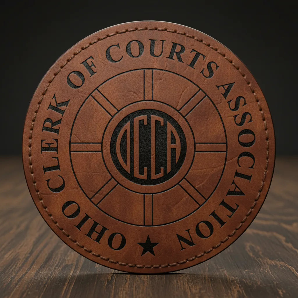 Ohio Clerk of Courts Association Logo SVG

OCCA Circular Seal Vector Design

Ohio Court Clerk Engraving File

Clerk of Courts Sign CNC Vector

OCCA Logo Vector for Laser Cutting