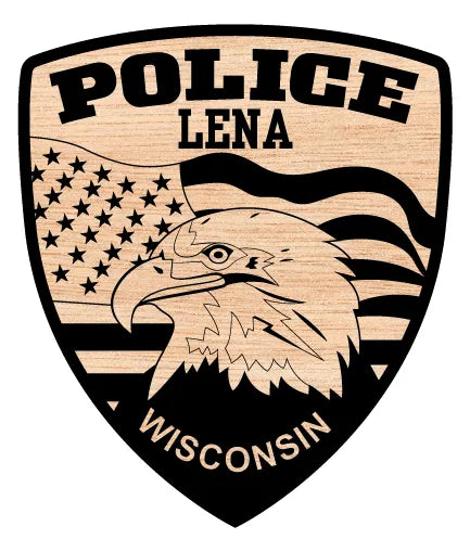 Lena Police Department Patch SVG Wisconsin Law Enforcement Vector
