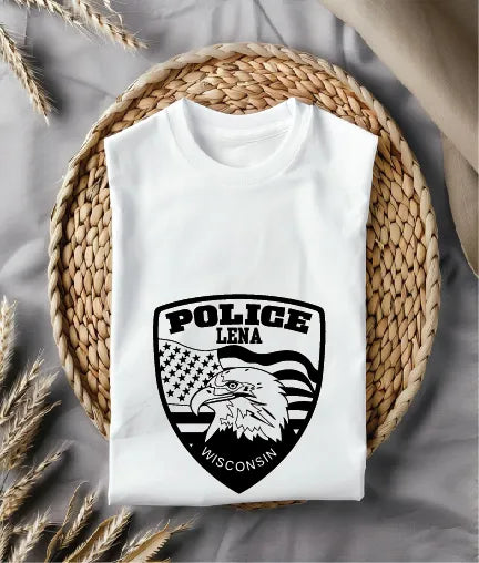 Lena Police Department Patch SVG Wisconsin Law Enforcement Vector