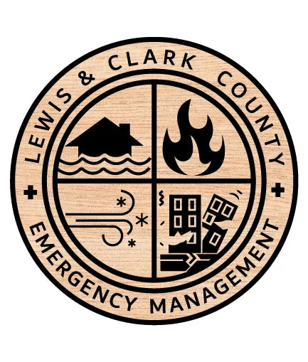 Lewis & Clark County Emergency Management Logo SVG Montana Vector