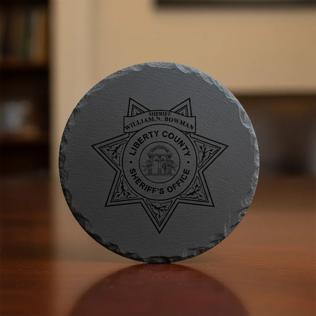 Liberty County Sheriff Badge SVG

Georgia Law Enforcement Vector Design

Sheriff Badge Engraving File

Liberty County Sign CNC File

6-Point Star Vector for Laser Cutting