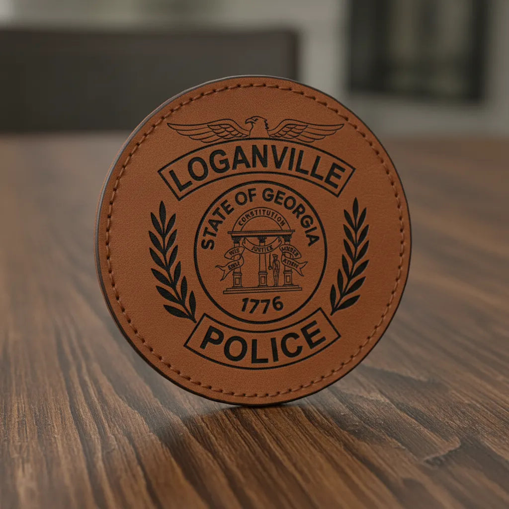 Loganville Police Badge SVG

Georgia Law Enforcement Vector Design

Police Badge Engraving File

Loganville Police Sign CNC File

Police Shield Vector for Laser Cutting
