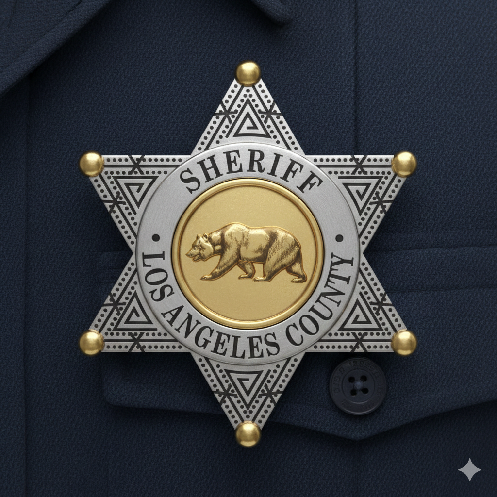 Los Angeles County Sheriff Badge SVG (Digital Download)