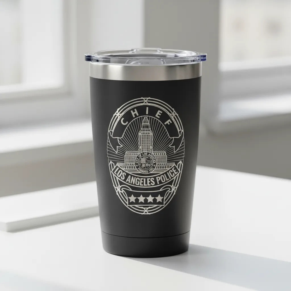Los Angeles Police Chief Badge SVG

LAPD Chief Vector Design

Police Chief Badge Engraving File

Los Angeles Police Sign CNC File

LAPD Badge Vector for Laser Cutting