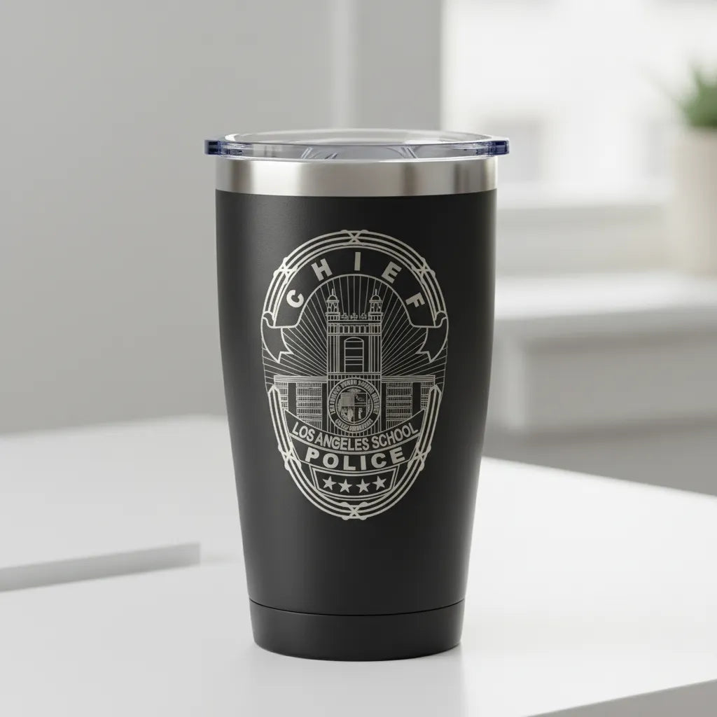 Los Angeles School Police Chief Badge SVG

LA School Police Vector Design

Police Chief Badge Engraving File

LA School Police Sign CNC File

Chief Badge Vector for Laser Cutting