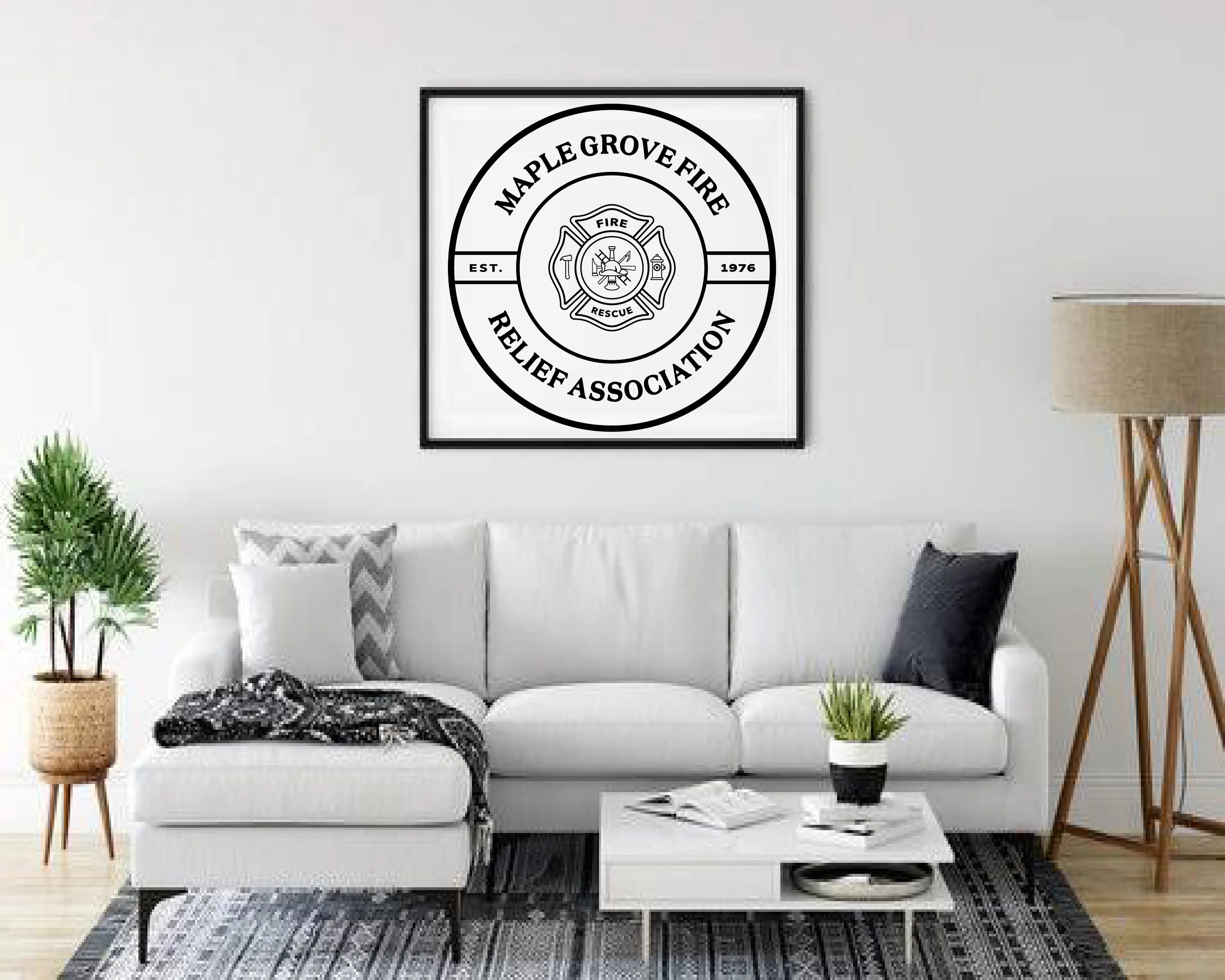 Maple Grove Fire Relief Association Logo SVG Minnesota Firefighter Vector