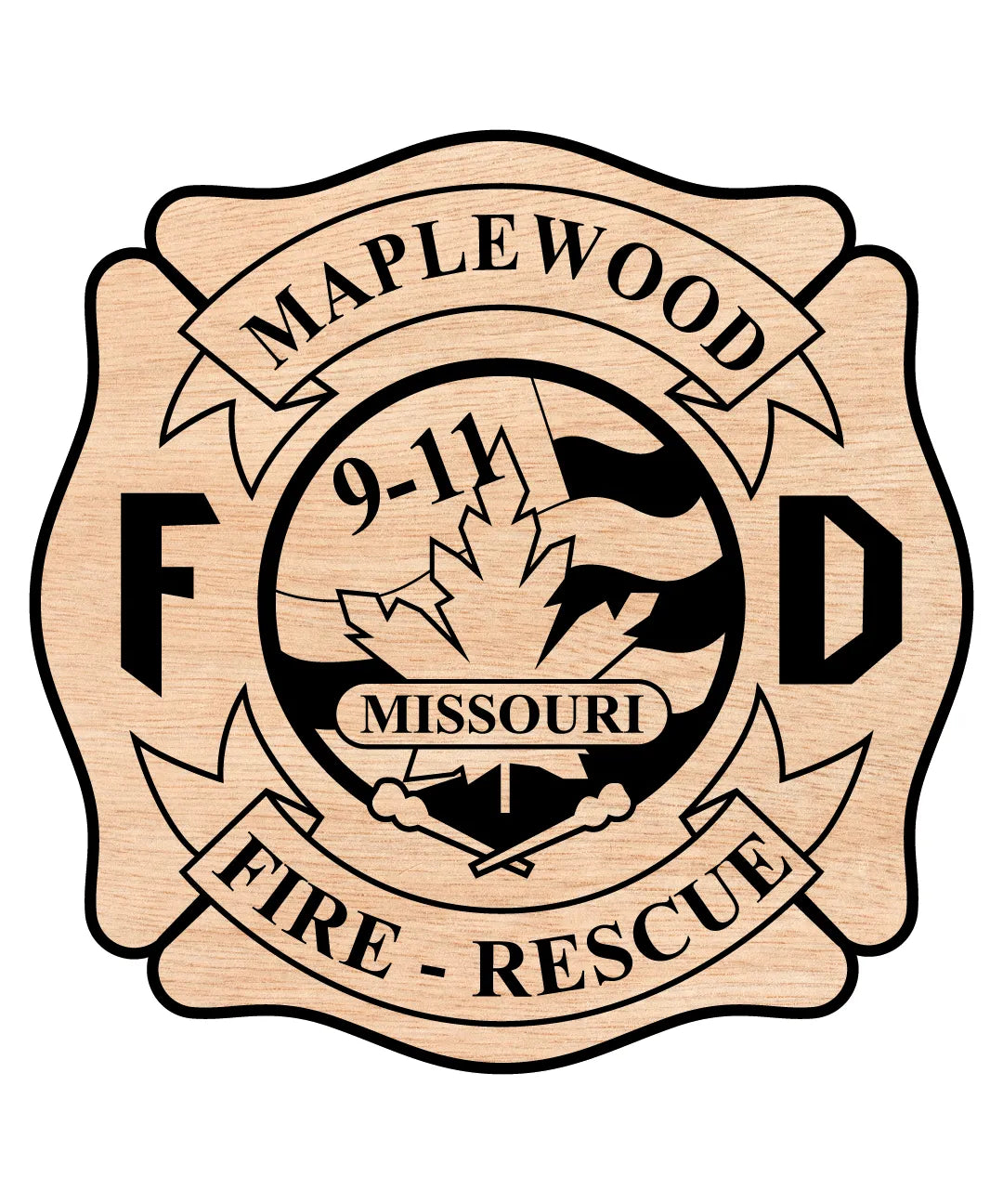 Maplewood Fire Department Logo Missouri SVG Missouri Firefighter Vector