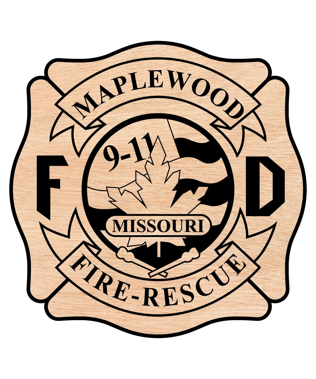 Maplewood Fire Dept Logo SVG Missouri Firefighter Vector