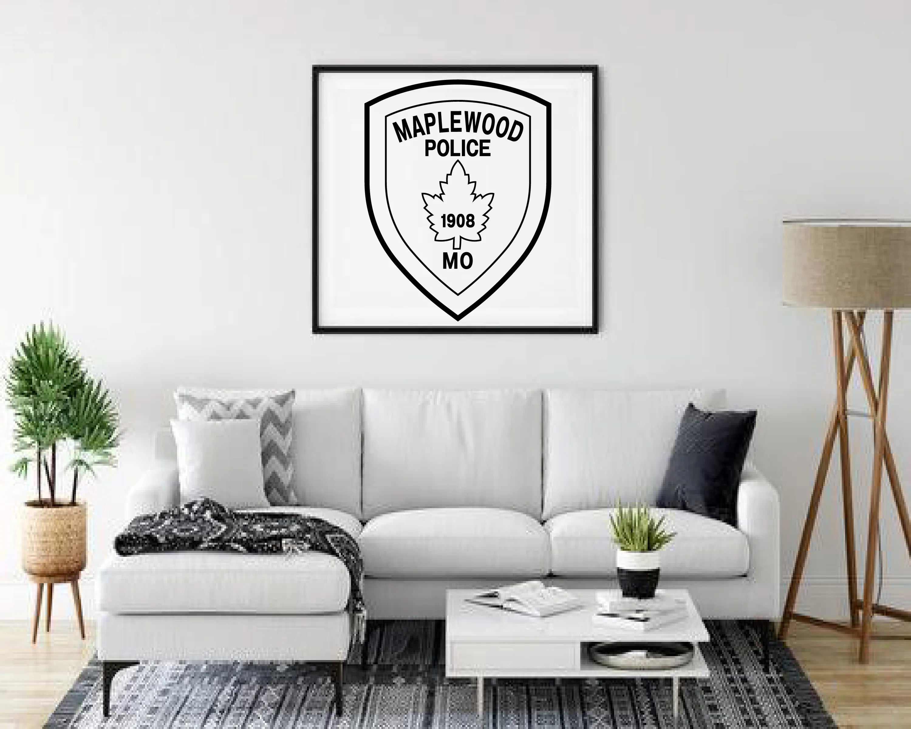 Maplewood Police Department Logo Missouri SVG Missouri Law Enforcement Vector