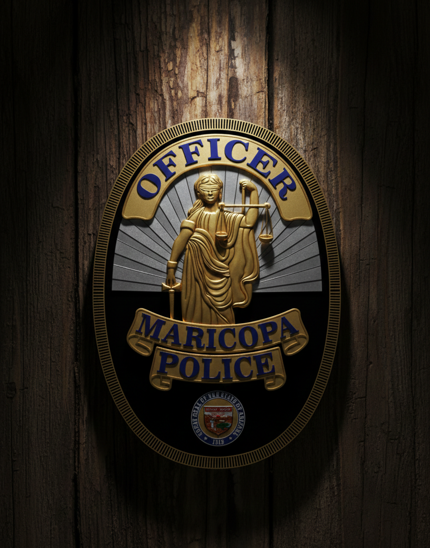 Maricopa Police Officer Badge SVG

Arizona Law Enforcement Lady Justice Vector

Maricopa Police Shield Color Design

Police Officer Badge for Sublimation

Arizona State Seal Police Emblem