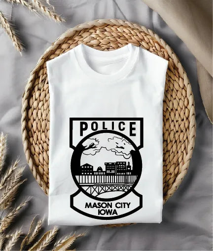 Mason City Police Department Patch Iowa SVG Police Vector