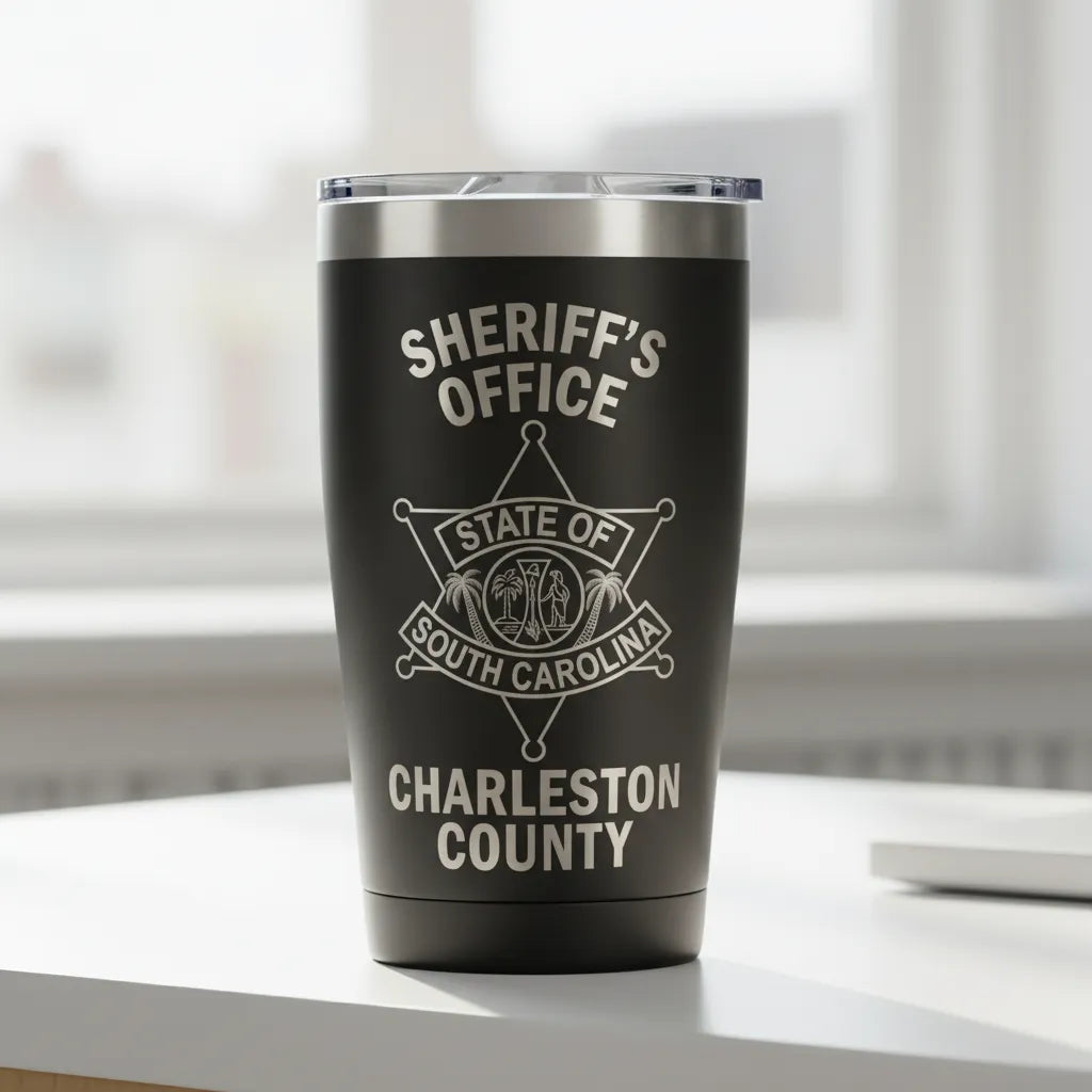 Charleston County Sheriff Patch SVG

South Carolina Law Enforcement Vector Design

Sheriff 6-Point Star Patch Engraving File

Charleston County SC Sign CNC File

SC State Seal Palmetto Tree Vector