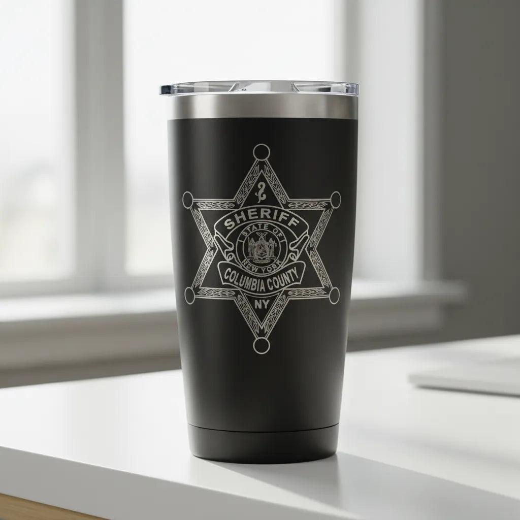 Columbia County Sheriff Badge SVG

New York Law Enforcement Vector Design

6-Point Star Sheriff Badge Engraving File

Columbia County NY Sign CNC File

State of New York Seal Vector for Laser Cutting