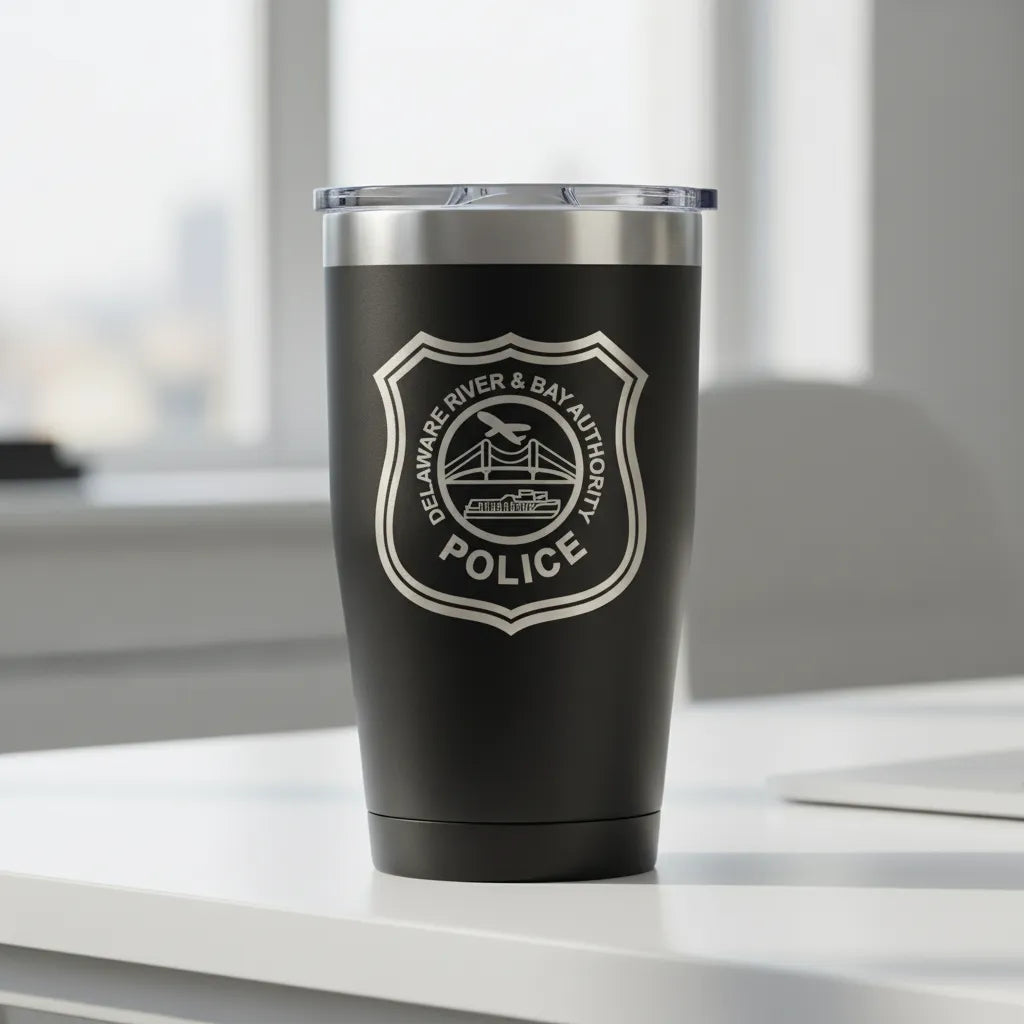 Delaware River and Bay Authority Police Badge SVG

Law Enforcement Shield Vector Design

Bridge and Ferry Police Badge Engraving File

DRBA Police Sign CNC File

Transportation Authority Seal Vector for Laser Cutting