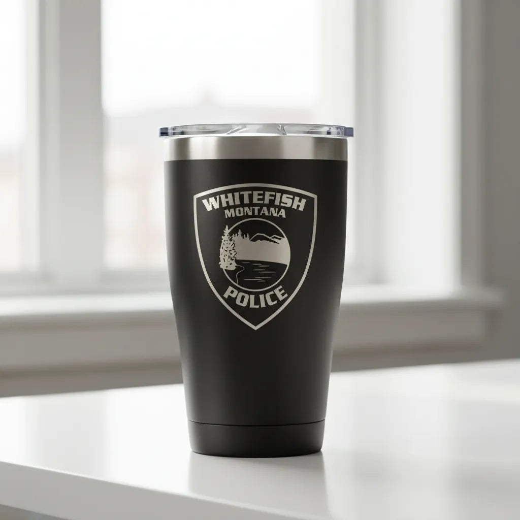 Whitefish Montana Police Logo SVG

Montana Law Enforcement Vector Design

Mountain and Lake Shield Engraving File

Whitefish MT Police Sign CNC File

Scenic Police Patch Vector for Laser Cutting