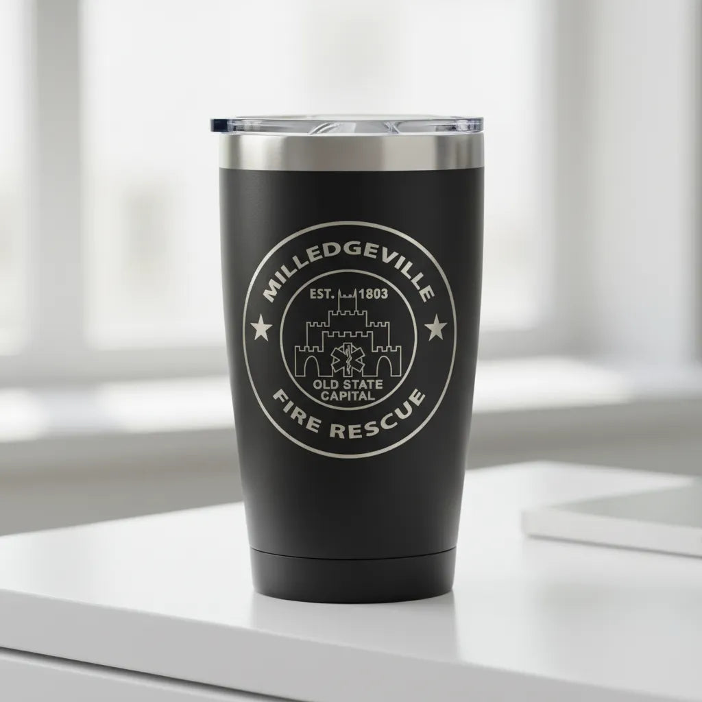 Milledgeville GA Fire Rescue Logo SVG

Georgia First Responder Circular Seal Vector

Old State Capital Building Engraving File

Milledgeville Fire Rescue Sign CNC File

Star of Life EMS Vector for Lasers