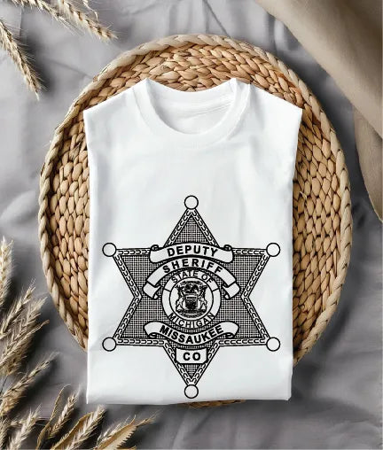 Missaukee County Deputy Sheriff Badge Michigan SVG Law Enforcement Vector