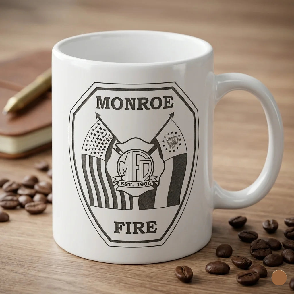 City of Monroe Fire Department Patch SVG for CNC

Monroe GA Fire Dept Logo Vector for Laser Engraving

Monroe Georgia Fire Department Emblem for Wood Carving

Professional City of Monroe Fire Patch Vector Design

Monroe GA Fire SVG Logo for CNC Router Projects