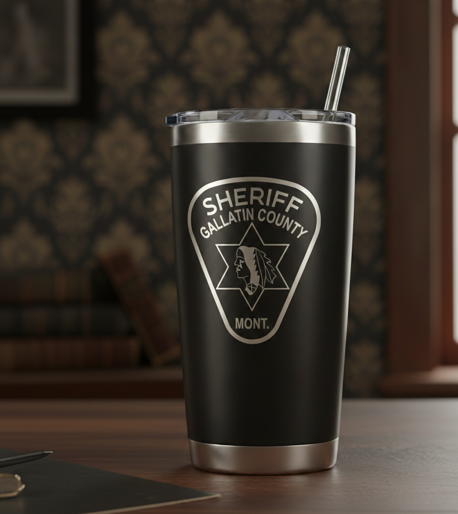 Gallatin County Sheriff Patch SVG

Montana Sheriff Badge Vector

Native American Chief Police Emblem

Gallatin County Star Patch Design

Montana Law Enforcement CNC File